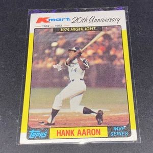 Hank Aaron card 1982
